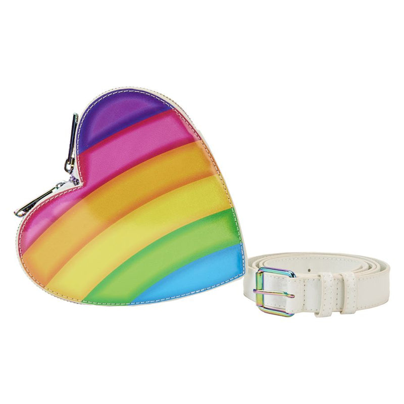 Lisa Frank - Rainbow Heart Mini Backpack with Detachable  Bag