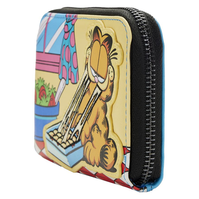 Garfield - Garfield Loves Lasagna Zip Around Purse