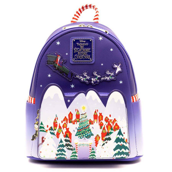 Nightmare Before Christmas - Santa Jack in Christmas Town Mini Backpack