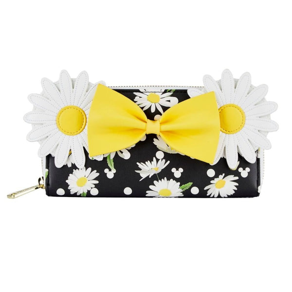 Disney - Minnie Mouse Daisies Zip Around Purse