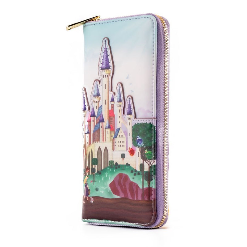 Sleeping Beauty - Castle Zip Around Purse