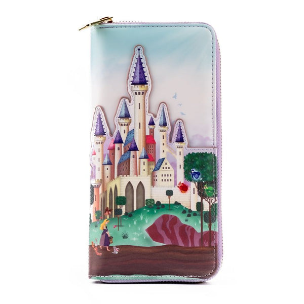 Sleeping Beauty - Castle Zip Around Purse