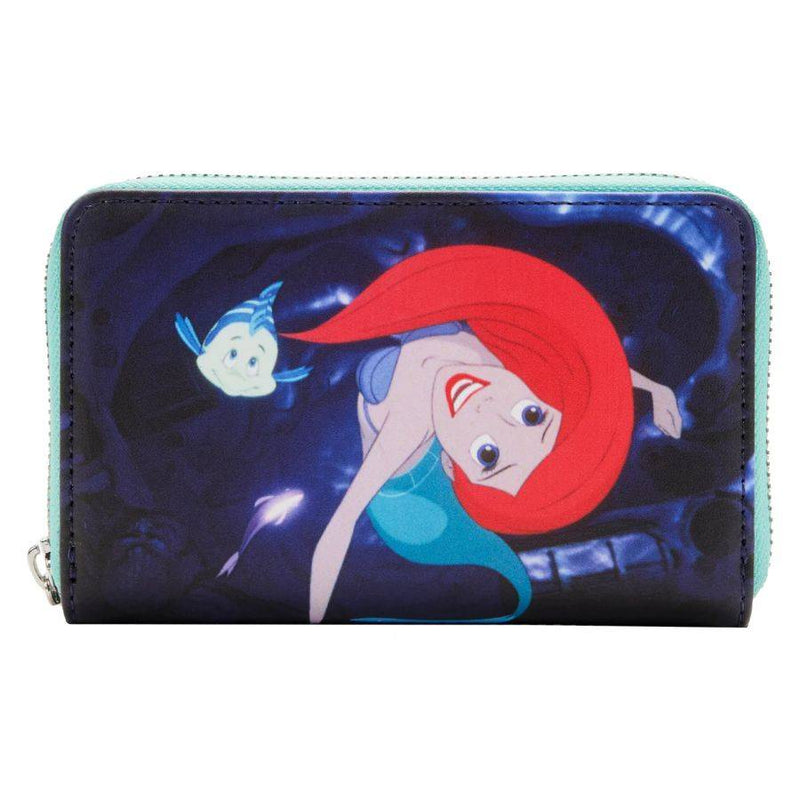 The Little Mermaid - Princess Scenes Zip Around Purse