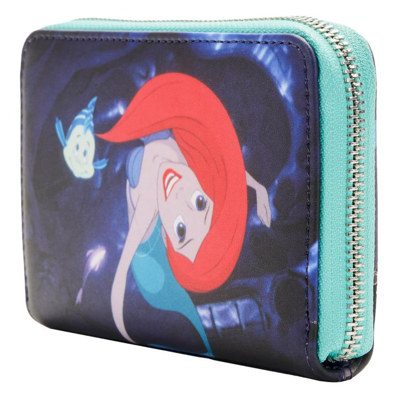 The Little Mermaid - Princess Scenes Zip Around Purse