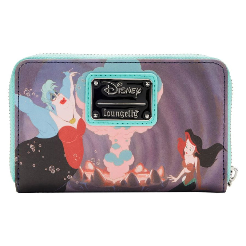 The Little Mermaid - Princess Scenes Zip Around Purse