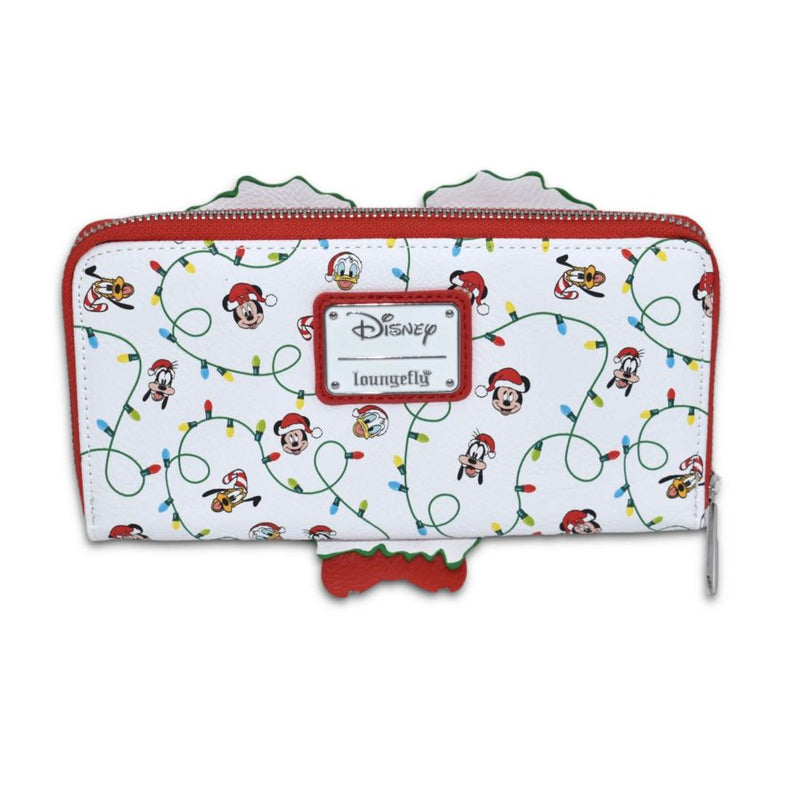 Disney - Mickey Holiday Wreath Zip Around Purse [RS]