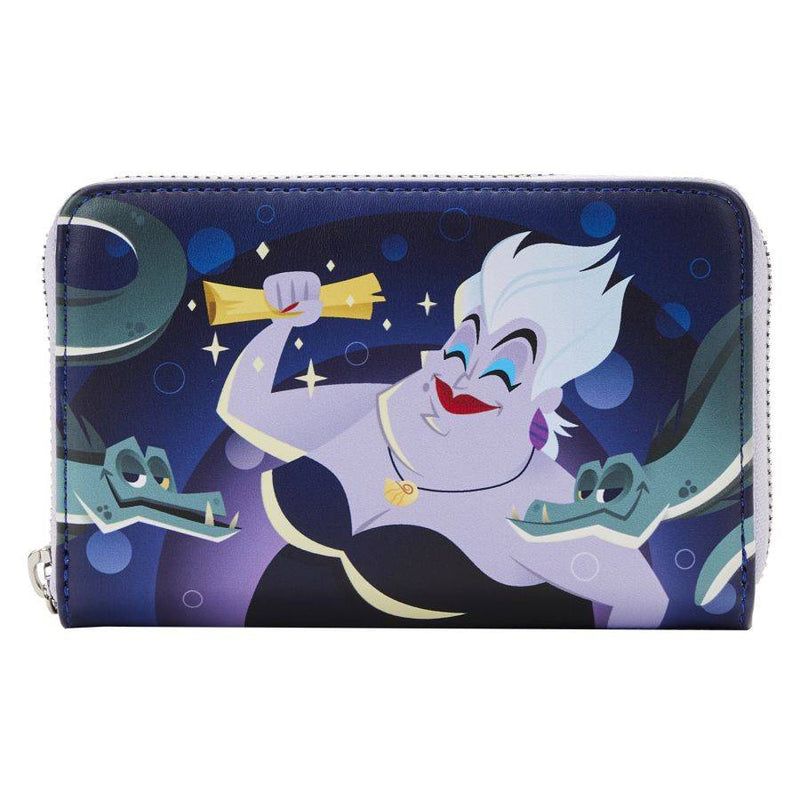 The Little Mermaid - Ursula Lair Glow Zip Around Purse