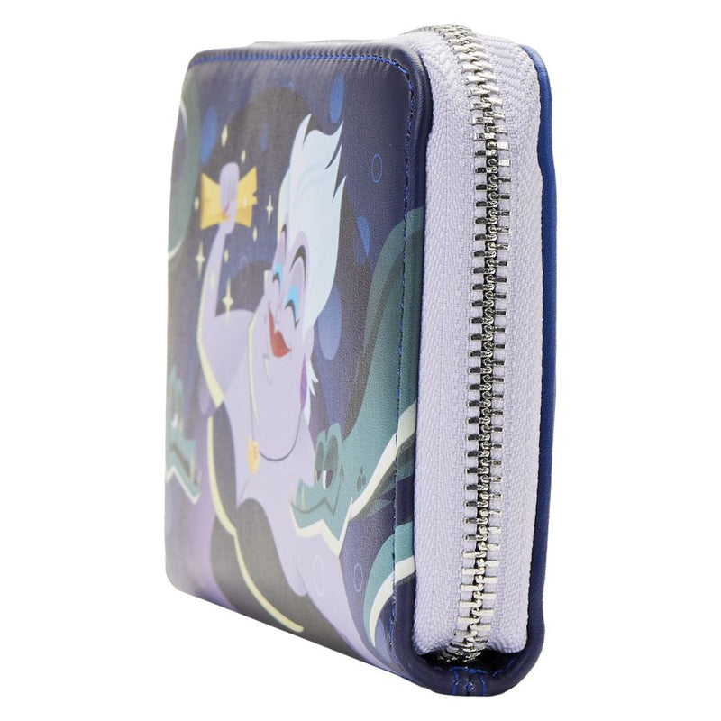 The Little Mermaid - Ursula Lair Glow Zip Around Purse