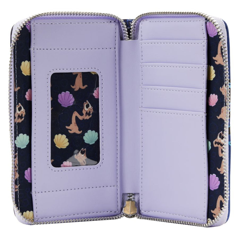 The Little Mermaid - Ursula Lair Glow Zip Around Purse