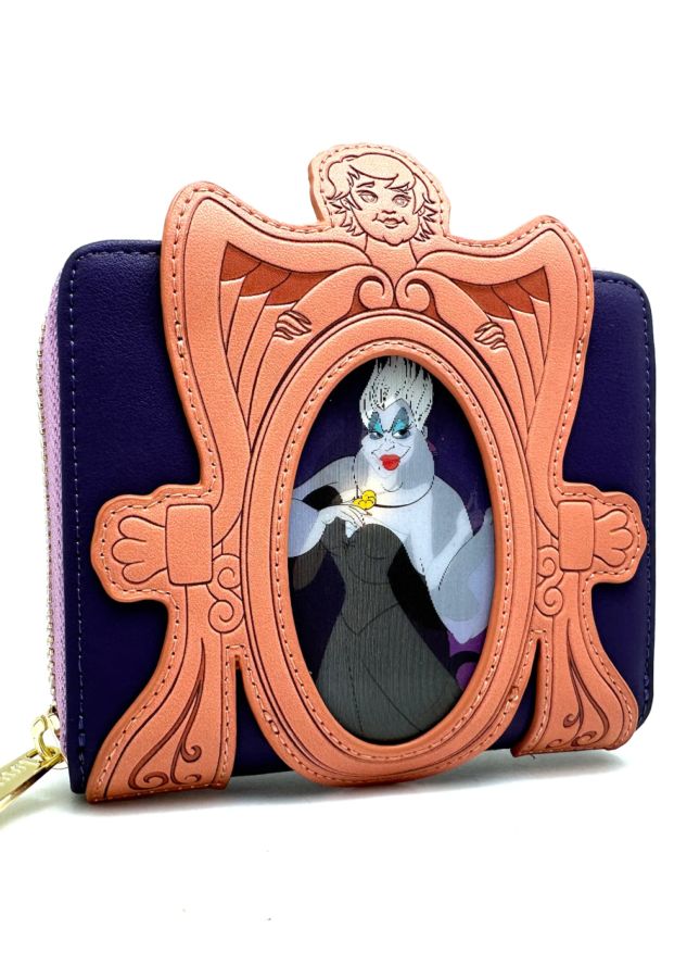 The Little Mermaid - Ursula & Vanessa Lenticular Mirror Zip Around Wallet