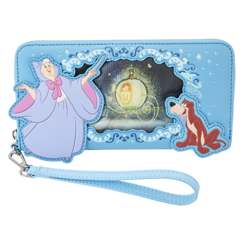 Cinderella - Princess Lenticular Zip Around Wallet Wristlet