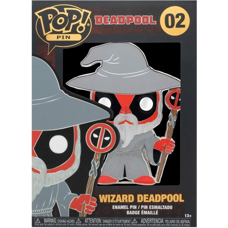 Deadpool - Wizard Deadpool 4" Pop! Enamel Pin