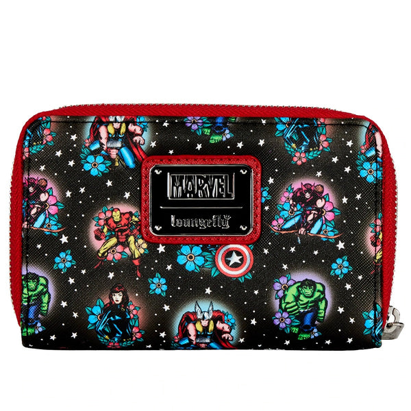 Marvel - Avengers Tattoo Zip-Around Purse