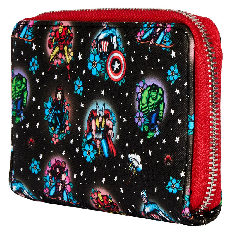 Marvel - Avengers Tattoo Zip-Around Purse