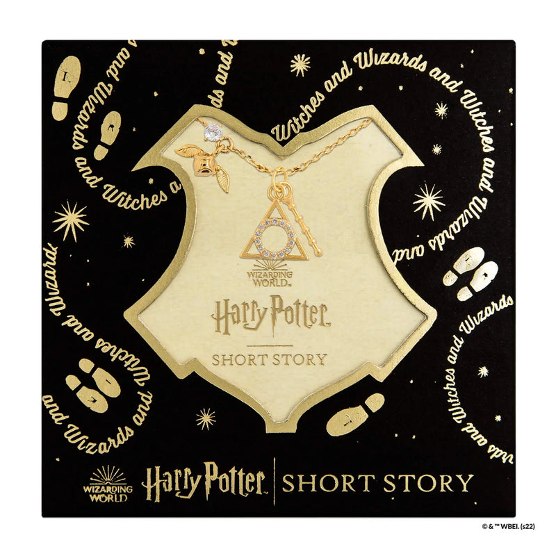 Harry Potter - Deathly Hallows Necklace (Gold)