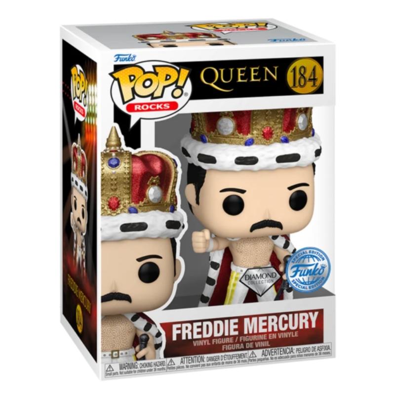 Queen - Freddie Mercury King Diamond Glitter Pop! Vinyl