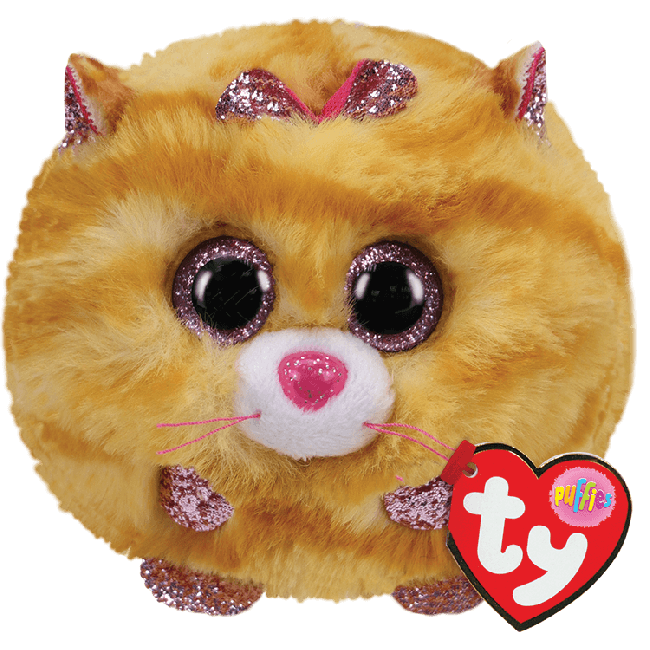 TY Puffies Tabitha Yellow Cat