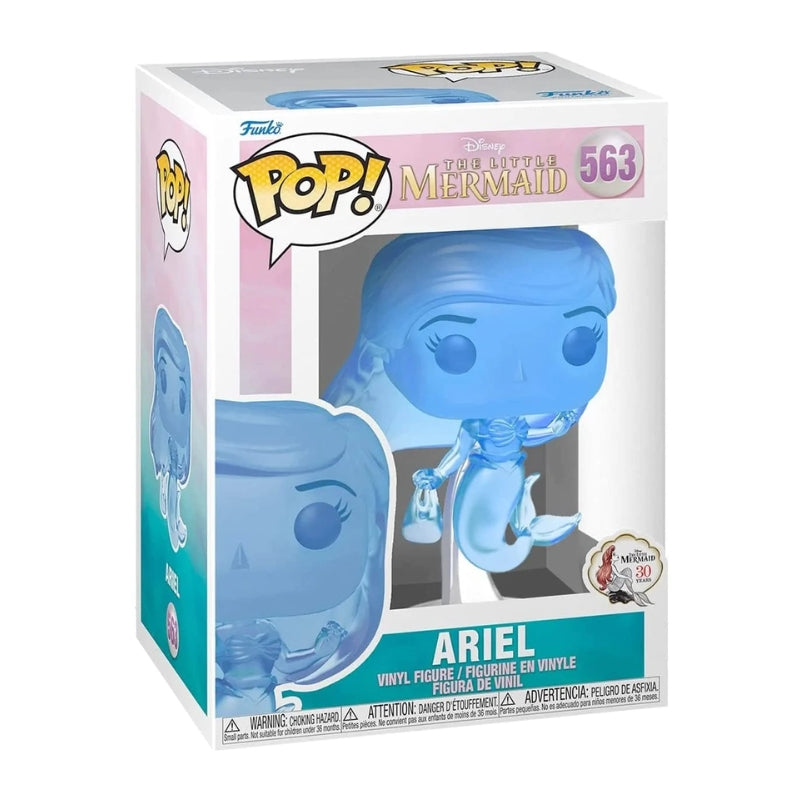 The Little Mermaid - Ariel with Bag Blue Translucent US Exclusive Pop! Vinyl [RS]