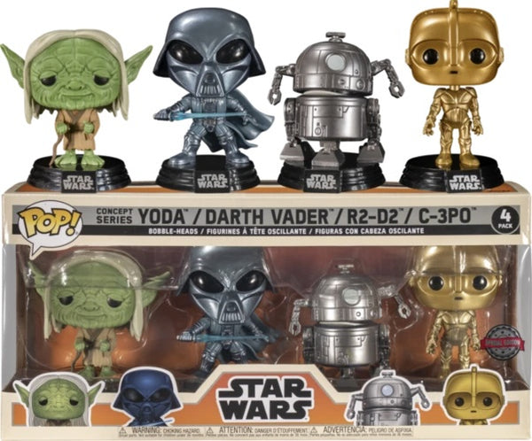 Star Wars - Concept US Exclusive Pop! Vinyl 4-Pack [RS]