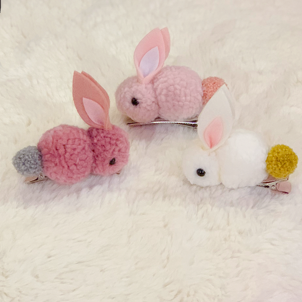 Handmade Rabbit Hair Clip