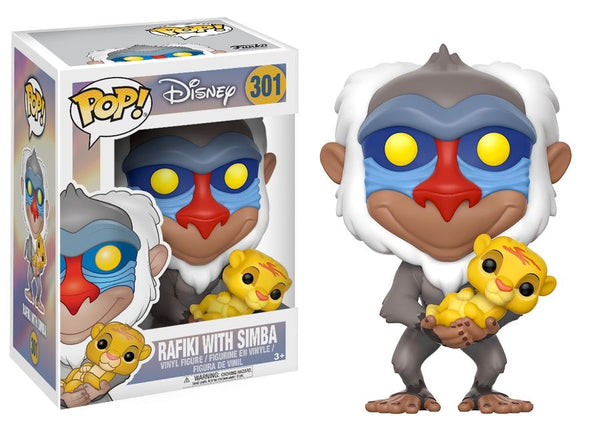 The Lion King - Rafiki with Simba Pop! Vinyl