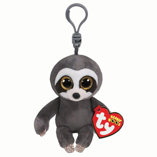 Beanie Boos Clips Dangler Grey Sloth