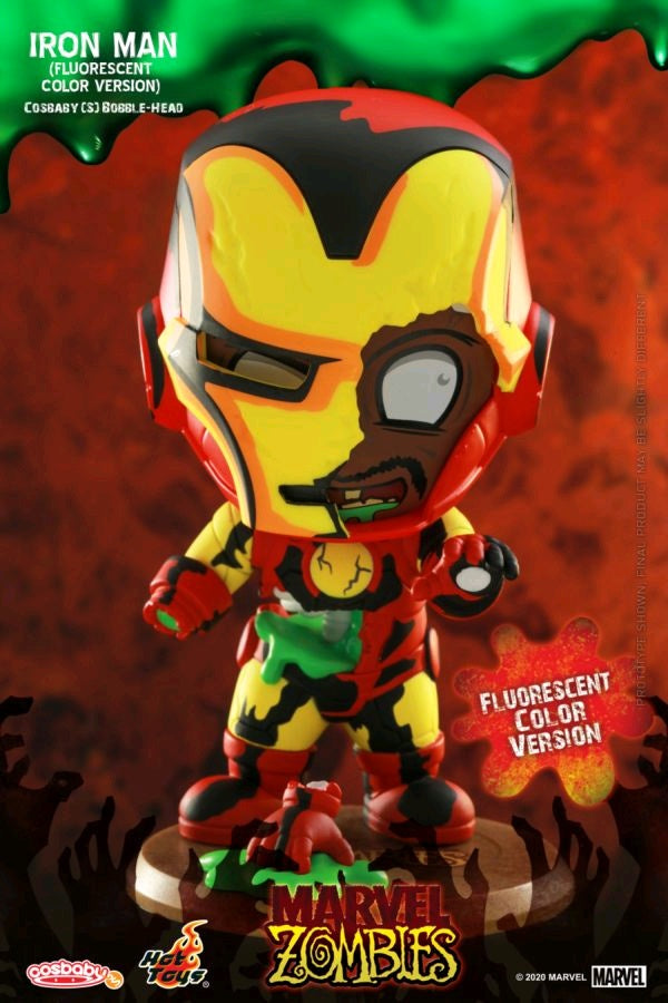 Marvel Zombies - Iron Man Fluorescent Cosbaby