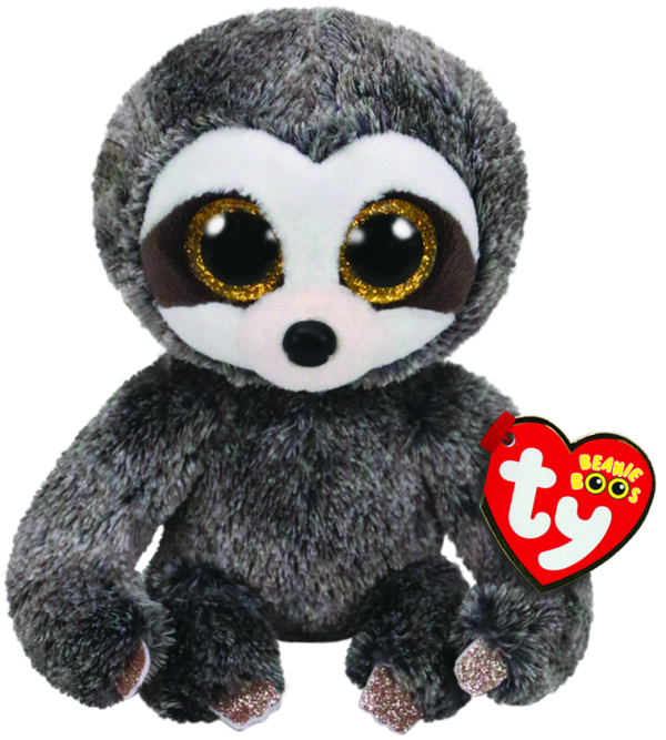 Beanie Boos Medium Dangler Grey Sloth