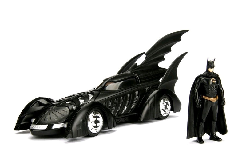 Batman: Dark Knight Trilogy - Batmobile with Batman (Black Camo) SDCC 2023 Exclusive 1:24 Scale