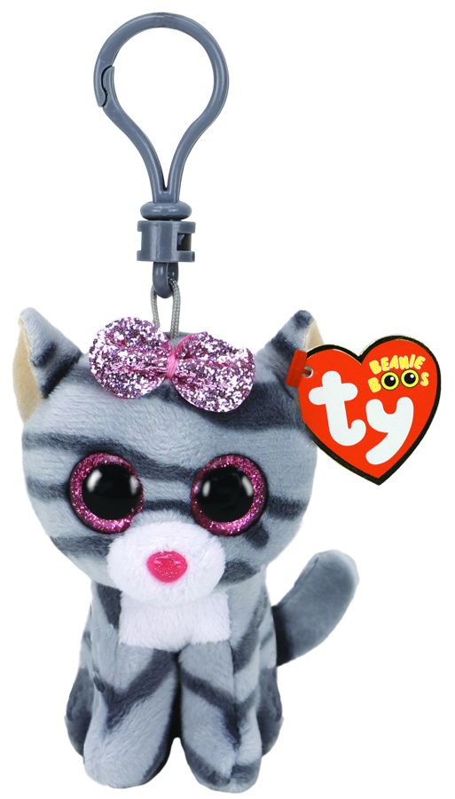 Beanie Boos Clips Kiki Grey Cat