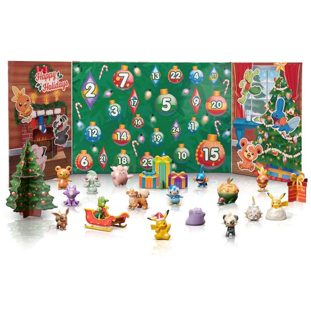 Pokémon Battle Figure Holiday Countdown Calendar 24-Pack